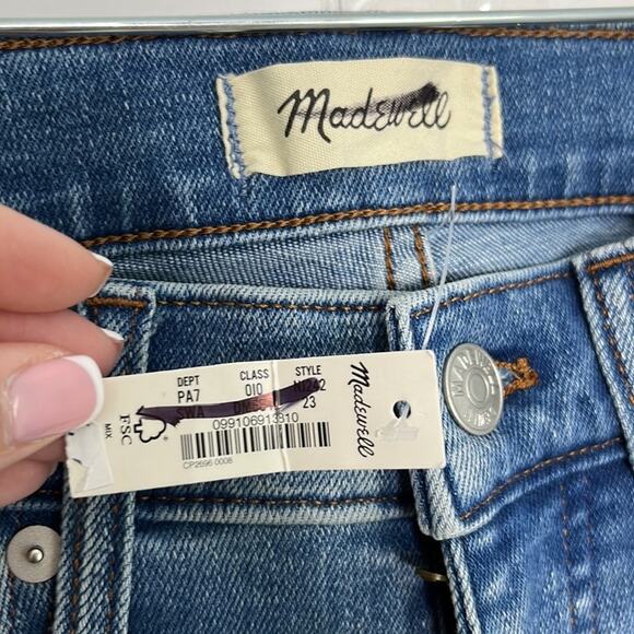 NWT Madewell Mid Rise Stovepipe Jeans - Picture 8 of 13